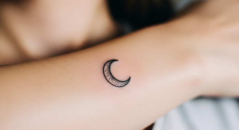51 Creative Minimalist Moon Tattoo Designs You’ll Want to Try