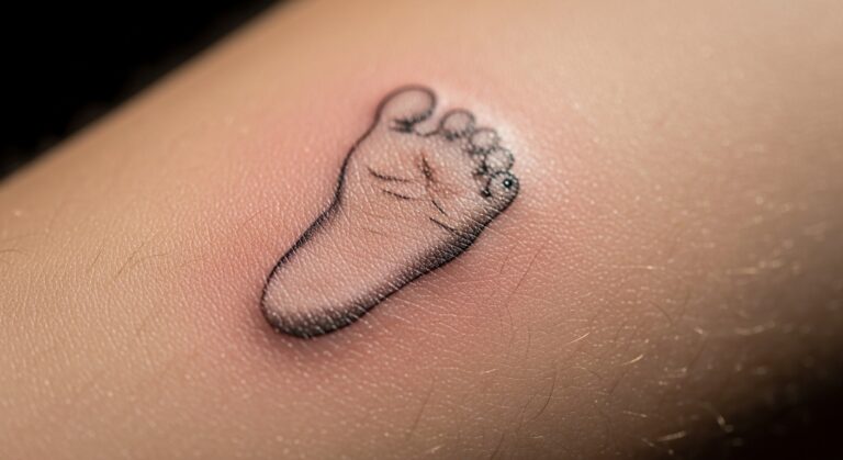 20 Beautiful Minimalist Baby Tattoos for Moms with Hidden Meaning