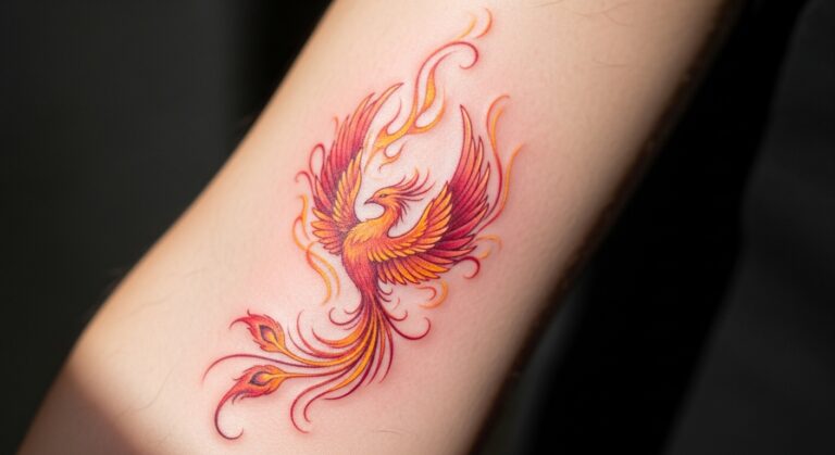 17 Standout Forearm Small Phoenix Tattoos Worth the Pain