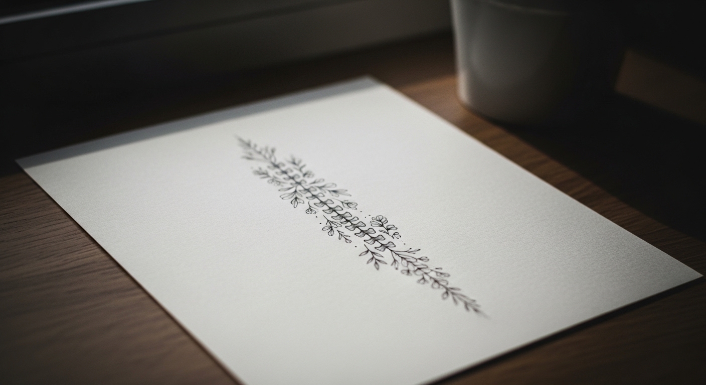 27 Charming Fine Line Spine Tattoos Every Woman Will Love