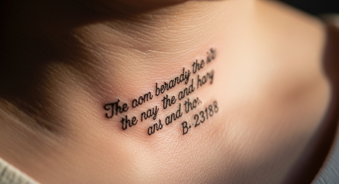 51 Heartfelt Delicate Bible Verse Tattoos to Honor Your Journey