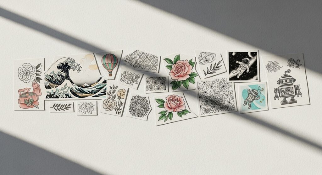 Patchwork Sleeve Tattoos For Women