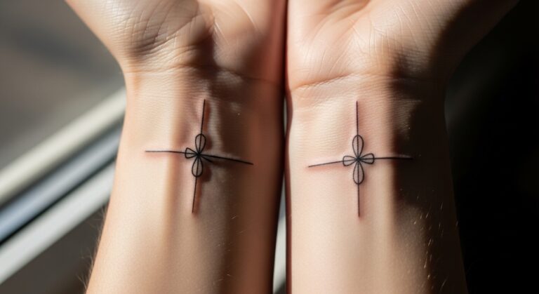 35 Aesthetic Minimalist Couple Matching Tattoos You’ll Want to Try