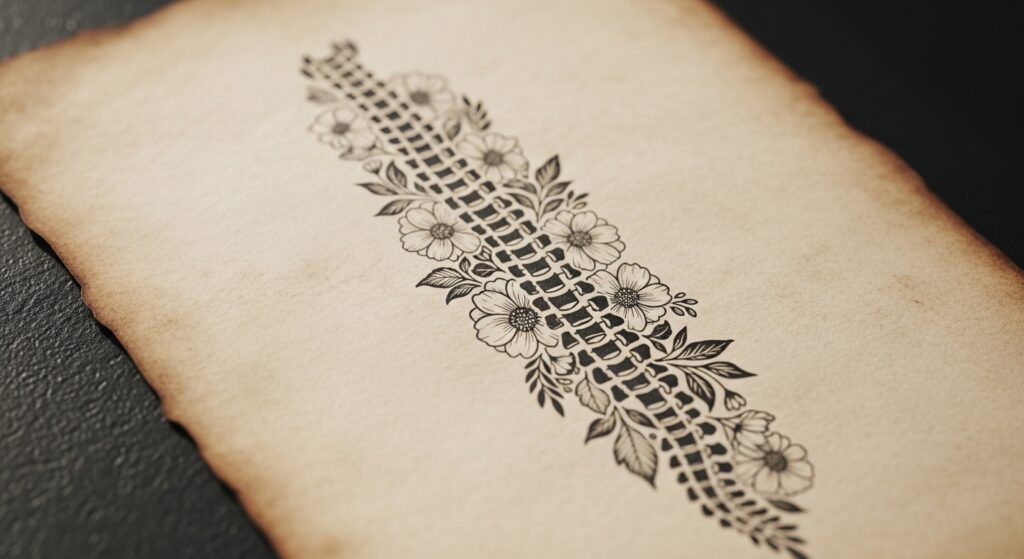 Meaningful Spine Tattoos For Women