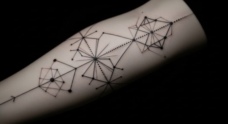 11 Edgy Geometric Arm Tattoos Made for Bold Men