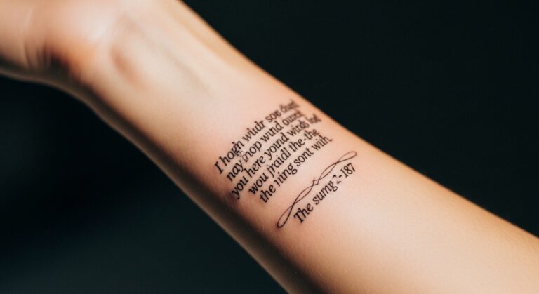 41 Beautiful Sacred Bible Verse Tattoos with Deep Symbolism
