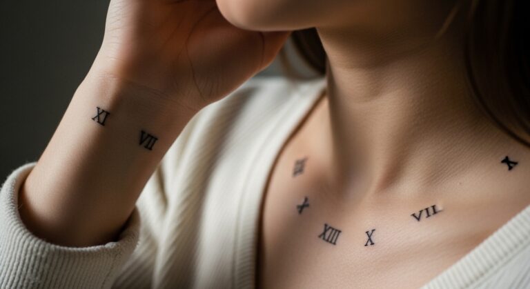 12 Minimalist Small Roman Numeral Tattoos You’ll Want to Try