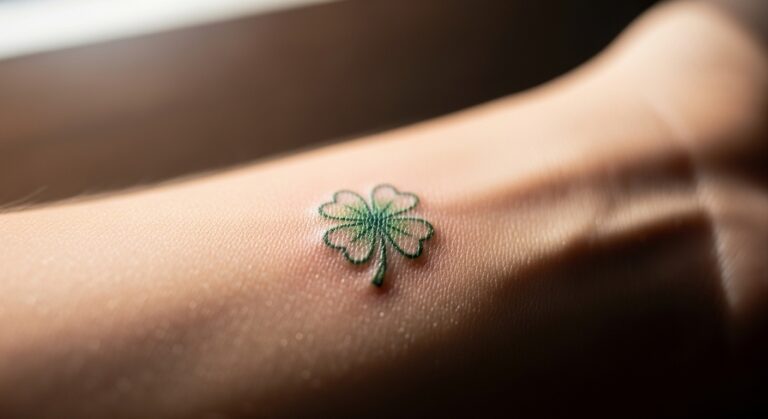 27 Lovely Minimalist Trevo De 4 Folhas Tattoos Going Viral in 2026