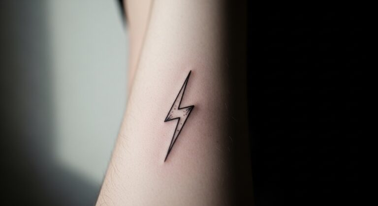 9 Dainty Minimalist Lightning Bolt Tattoos You’ll Want to Try