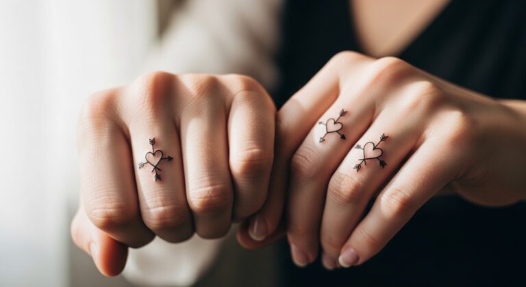10 Feminine Small Matching Couple Tattoos Worth Stealing