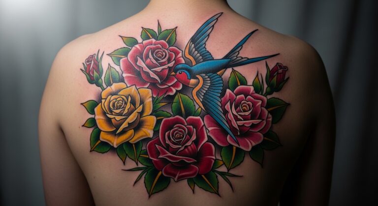 20 Edgy Traditional Back Tattoo Ideas Worth the Pain