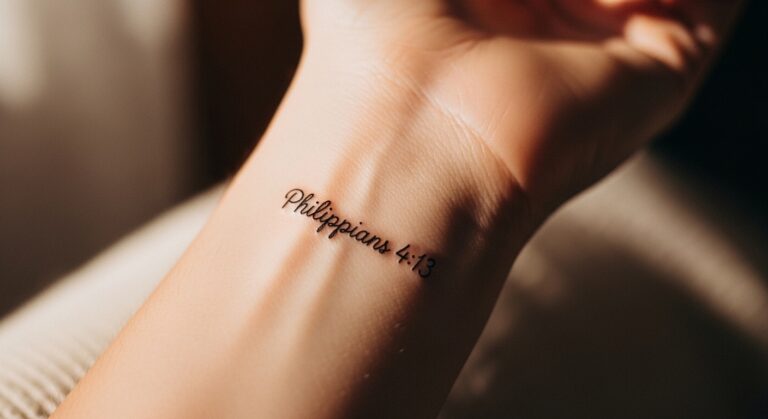 11 Inspiring Minimalist Bible Verse Tattoos with Deep Symbolism