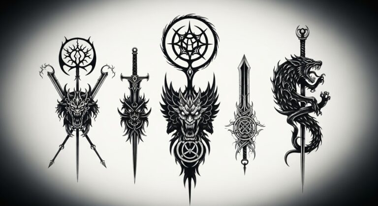 30 Pretty Blackwork Elden Ring Inspired Tattoos Taking Pinterest by Storm