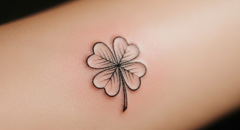 33 Meaningful Delicate Trevo De 4 Folhas Tattoos You’ll Want to Try