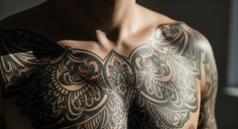 13 Beautiful Large Chest Tattoo Ideas Made for Bold Men