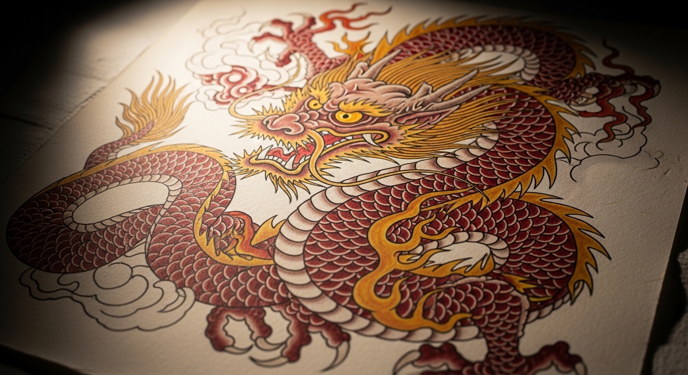 51 Feminine Large Chinese Dragon Tattoos You’ll Want to Try