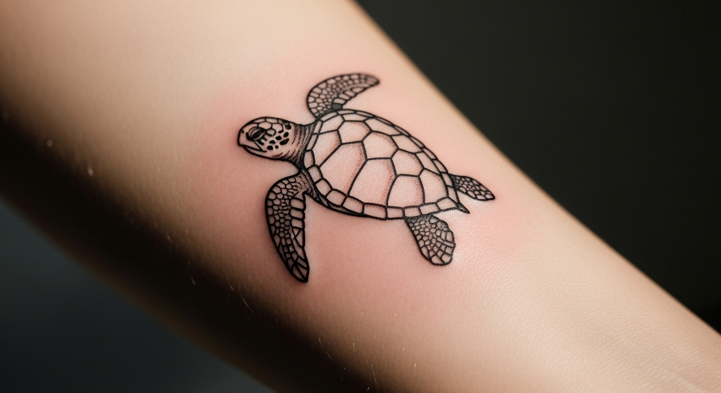 10 Minimalist Small Sea Turtle Tattoos You’ll Want to Try