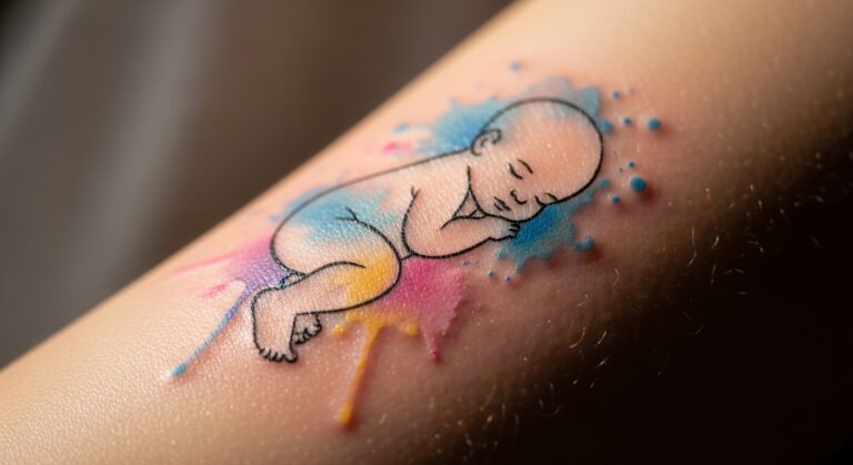 41 Empowering Watercolor Baby Tattoos for Moms Going Viral in 2026