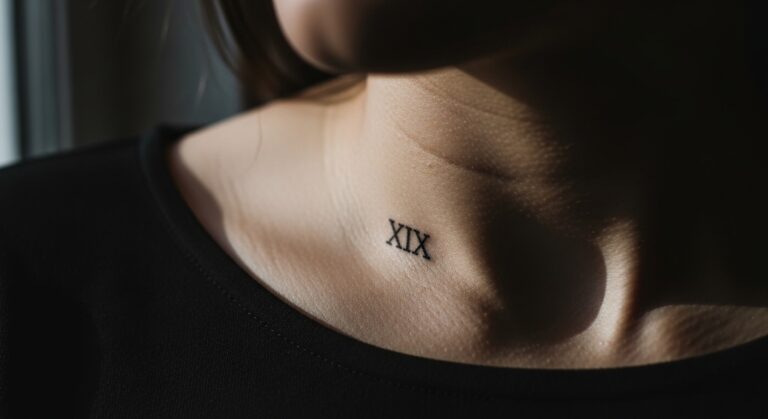 30 Original Collarbone Roman Numeral Tattoos Going Viral in 2026