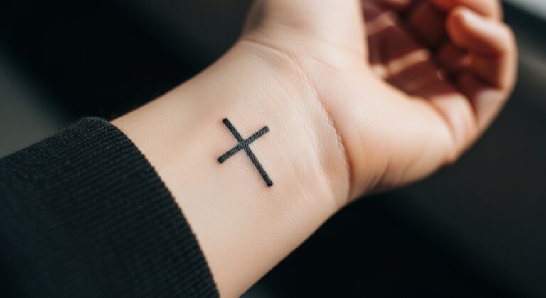 23 Meaningful Small Cross Tattoo Designs That Tell a Story