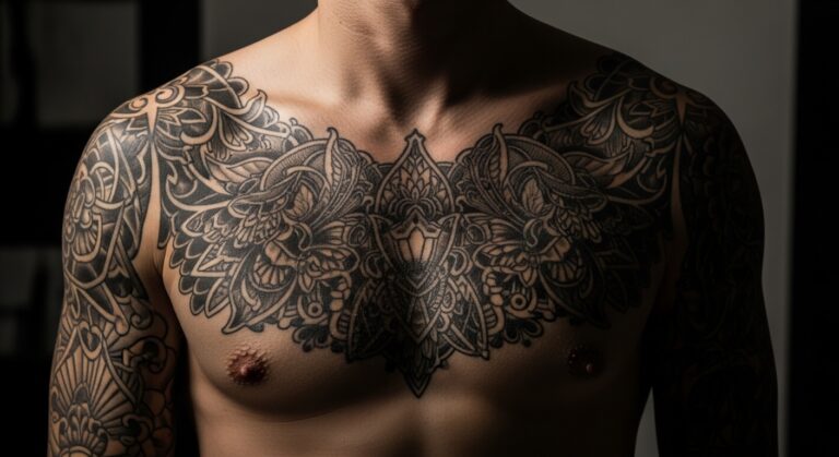 17 Bold Trending Chest Tattoos Every Man Will Love