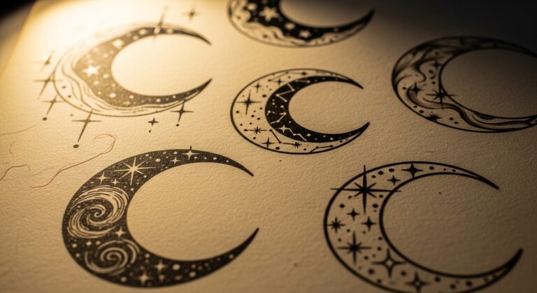 15 Dreamy Spiritual Moon Tattoo Designs You’ll Want to Try