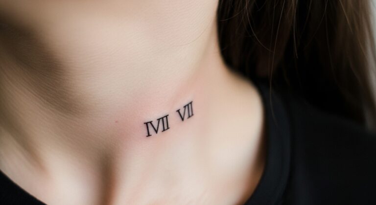 10 Magical Fine Line Roman Numeral Tattoos You’ll Want to Try