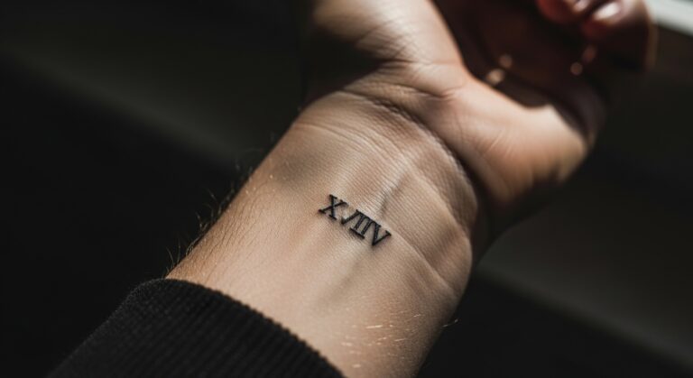 20 Mystical Meaningful Roman Numeral Tattoos That Tell a Story