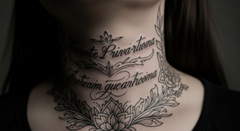 31 Fierce Justin Bieber Inspired Neck Tattoos for True Fans