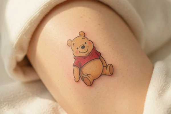 11 Fierce Small Winnie the Pooh Inspired Tattoos for True Fans