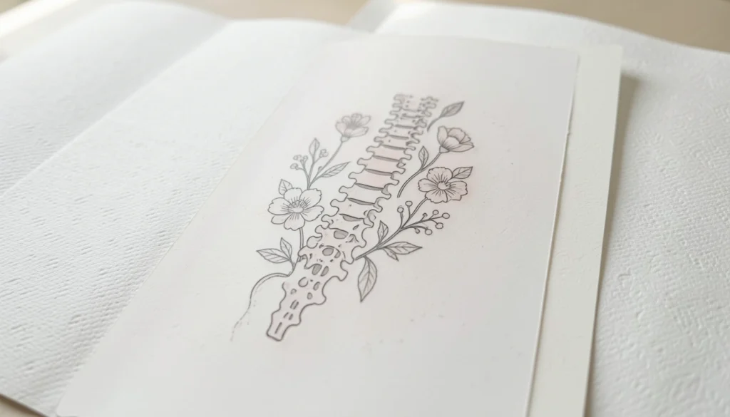 15 Empowering Unique Small Spine Tattoos Every Woman Will Love