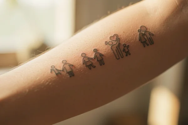 9 Cool Small Family Tattoos Made for Bold Men
