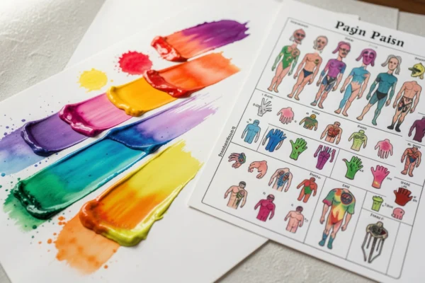 41 Standout Colorful Tattoo Pain Chart You’ll Want to Try