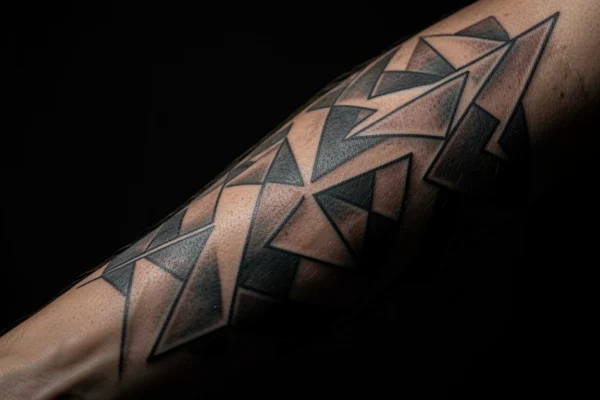 33 Charming Geometric Cool Arm Tattoos Worth the Pain