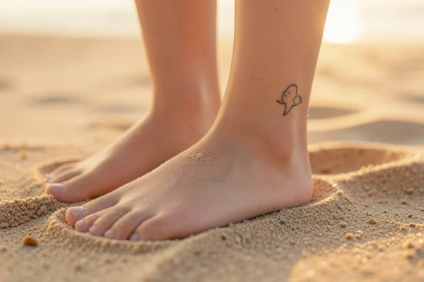 51 Elegant Minimalist Feet Tattoos for the Modern Woman