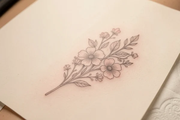 21 Fierce Unique Floral Spine Tattoos Every Woman Will Love