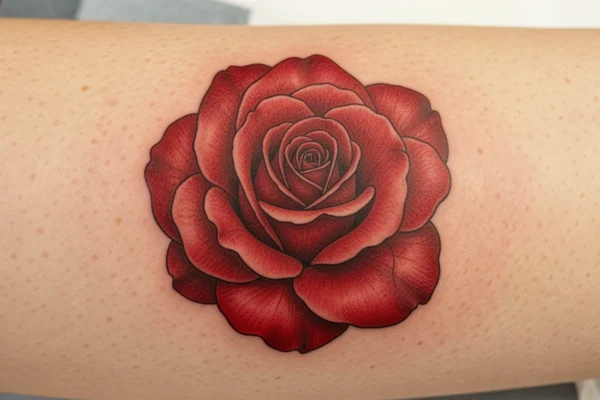 30 Dainty Red Ink Rose Tattoo Design Going Viral in 2026