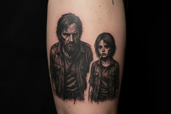 17 Trending Blackwork The Last of Us Inspired Tattoos for True Fans