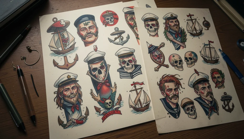 Traditional Old School Tattoo Designs