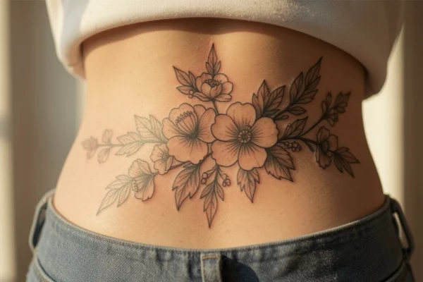 21 Unique Delicate Lower Back Tattoos Every Woman Will Love