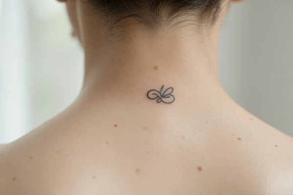 35 Iconic Small Back of Neck Tattoos for Bold Placement