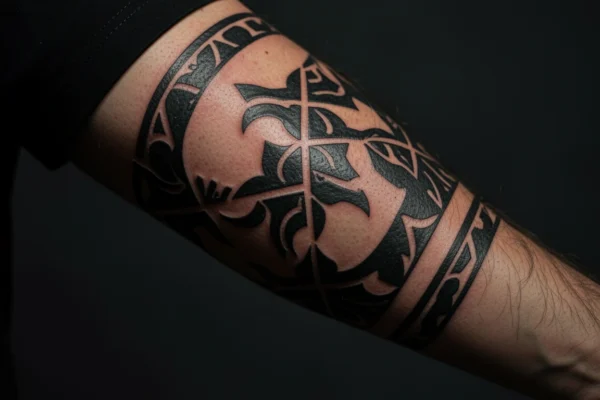 51 Powerful Blackwork Forearm Tattoos Made for Bold Men