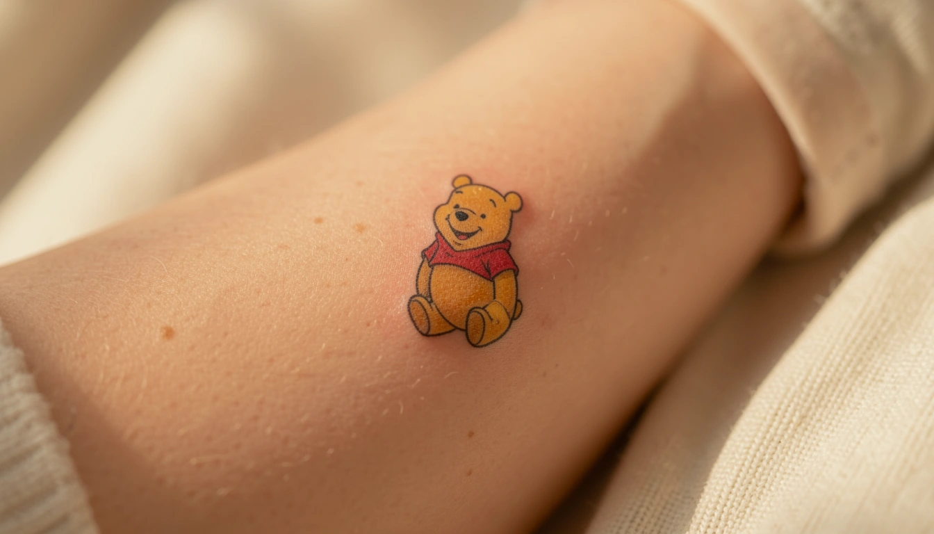 11 Fierce Small Winnie the Pooh Inspired Tattoos for True Fans