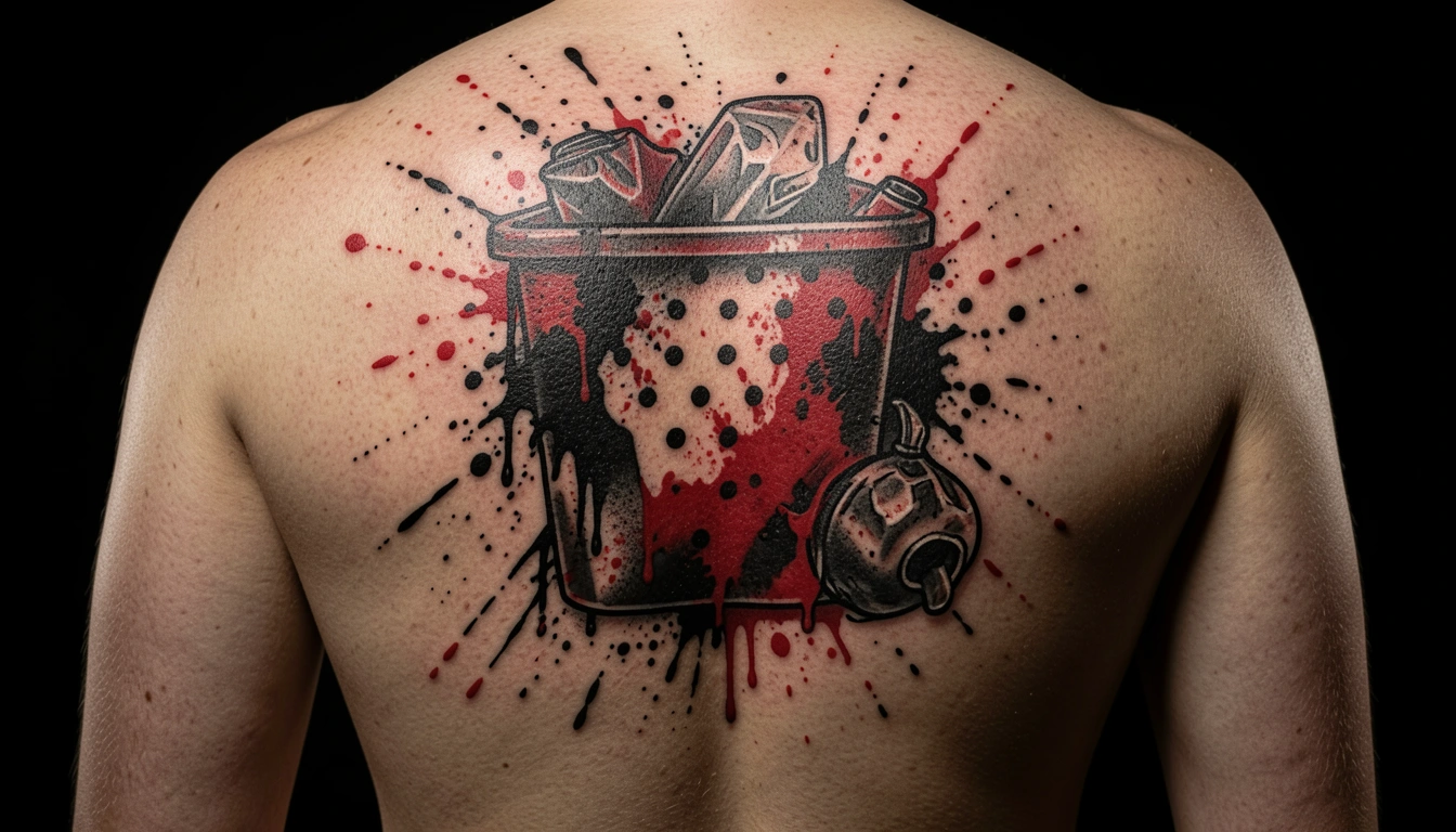 35 Minimalist Large Trash Polka Back Tattoos Worth the Pain