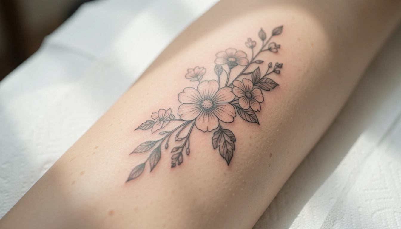 21 Fierce Unique Floral Spine Tattoos Every Woman Will Love
