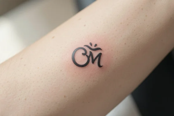 21 Heartfelt Small Om Tattoo Design with Hidden Meaning