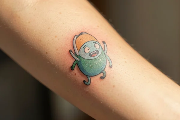9 Dainty Small Adventure Time Inspired Tattoos for True Fans