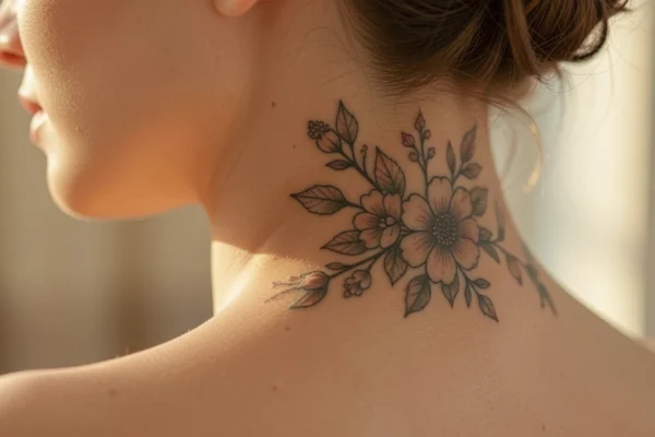 15 Gorgeous Back of Neck Tattoos Every Woman Will Love