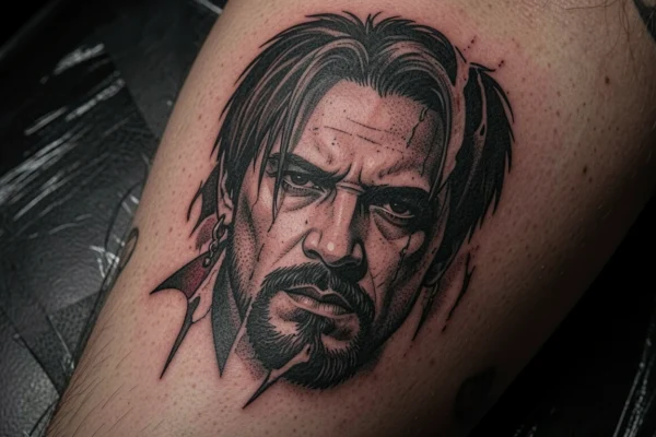 35 Fierce Blackwork John Wick Inspired Tattoos for True Fans