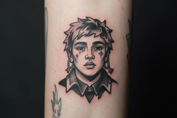 13 Original Blackwork Lil Peep Inspired Tattoos for True Fans